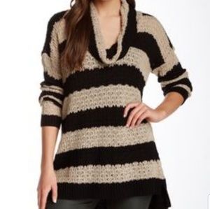 Knit Cowl Neck Sweater